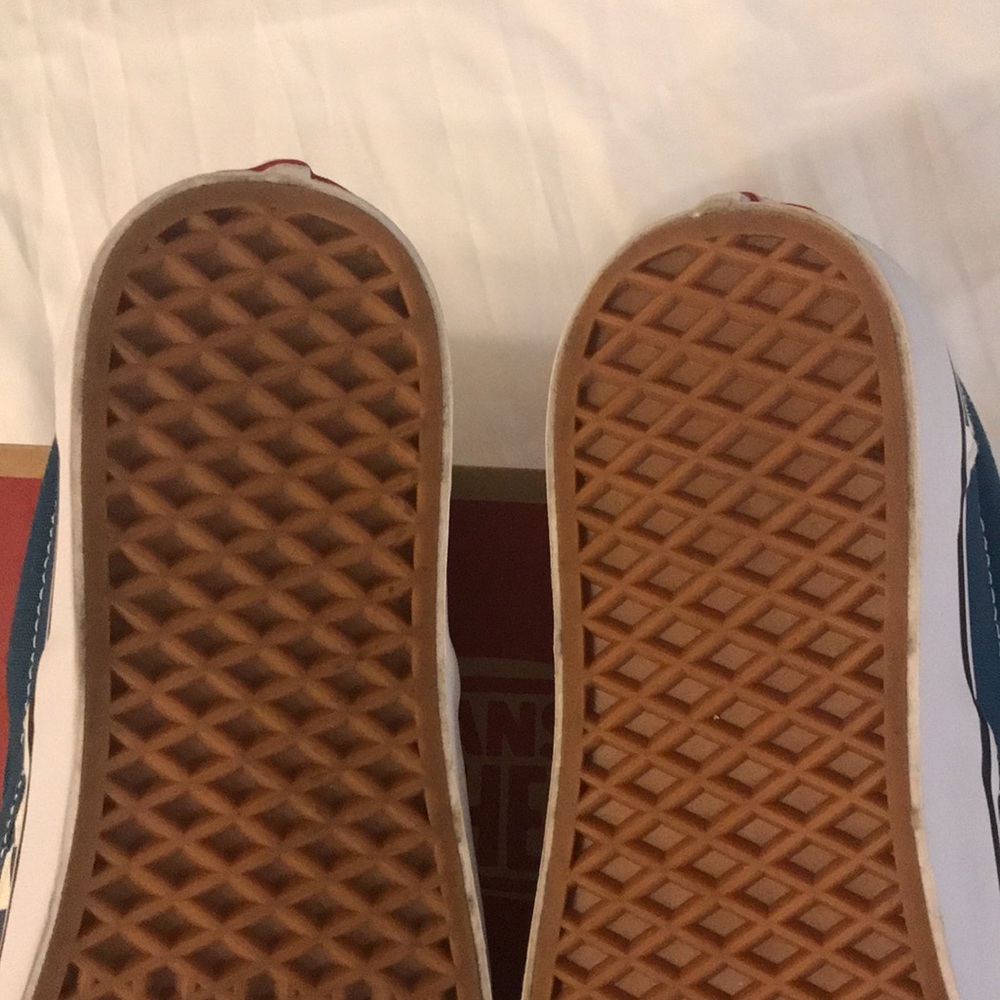 Vans Classic Slip-On Men's Shoes - Corsair Checkerboard - Picture 10 of 11